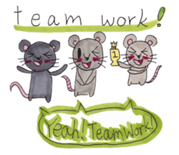 Emma's cute mouse series sticker #13415604