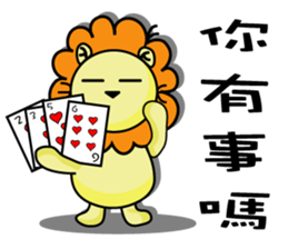 BEN lion daily languages sticker #13415968