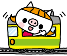 The small pig-Greetings sticker #13416595