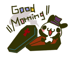 Moving!USAPAN RabbitPanda Halloween sticker #13416758