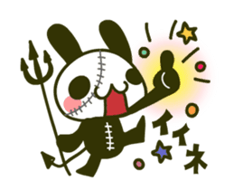 Moving!USAPAN RabbitPanda Halloween sticker #13416760