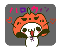 Moving!USAPAN RabbitPanda Halloween sticker #13416762