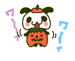 Moving!USAPAN RabbitPanda Halloween sticker #13416763