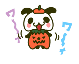 Moving!USAPAN RabbitPanda Halloween sticker #13416763