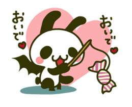 Moving!USAPAN RabbitPanda Halloween sticker #13416764