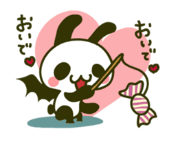 Moving!USAPAN RabbitPanda Halloween sticker #13416764
