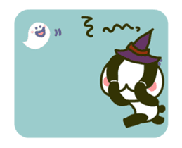 Moving!USAPAN RabbitPanda Halloween sticker #13416765