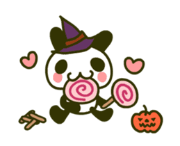 Moving!USAPAN RabbitPanda Halloween sticker #13416769