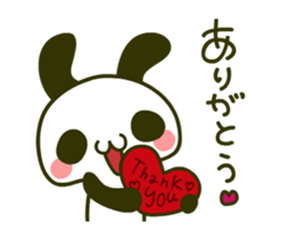 Moving!USAPAN RabbitPanda Halloween sticker #13416770
