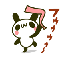 Moving!USAPAN RabbitPanda Halloween sticker #13416778