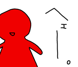 Blue and red compliment sticker #13416839