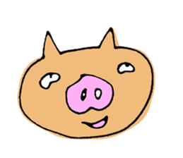 yasagure-animals sticker #13417055