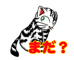 Moving American Shorthair sticker #13417089