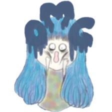 bluegreenorange sticker #13417128