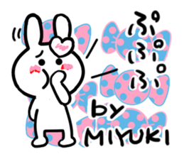 miyuki's dedicated sticker sticker #13417243