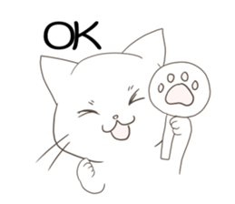 milk neko sticker #13417345