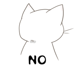 milk neko sticker #13417348