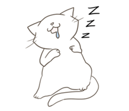 milk neko sticker #13417357