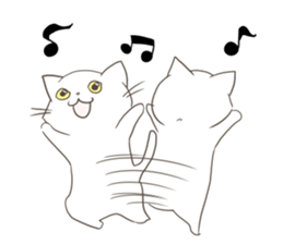 milk neko sticker #13417358