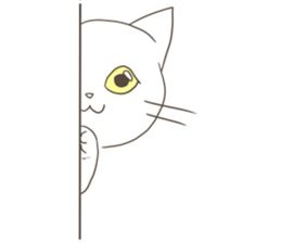 milk neko sticker #13417359