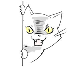 milk neko sticker #13417367