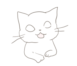 milk neko sticker #13417368