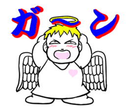 Creepy angel 1 sticker #13417518