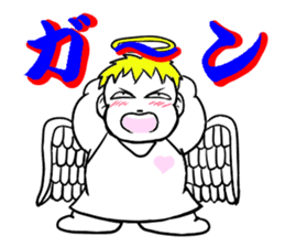 Creepy angel 1 sticker #13417518