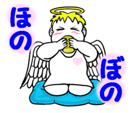 Creepy angel 1 sticker #13417519