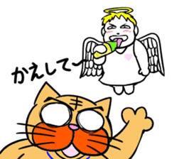 Creepy angel 1 sticker #13417521