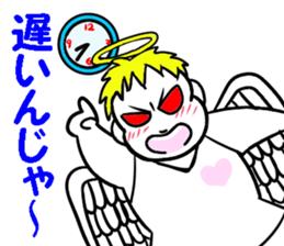 Creepy angel 1 sticker #13417528
