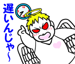 Creepy angel 1 sticker #13417528