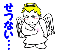 Creepy angel 1 sticker #13417530