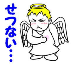 Creepy angel 1 sticker #13417530