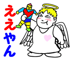 Creepy angel 1 sticker #13417534