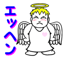 Creepy angel 1 sticker #13417538