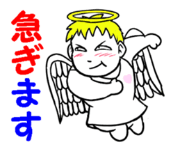 Creepy angel 1 sticker #13417539