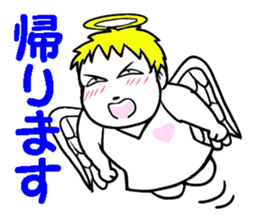 Creepy angel 1 sticker #13417544