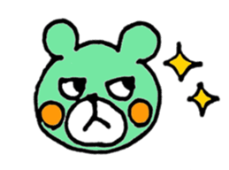 Colorful Bear(Japanese) sticker #13417674