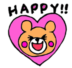 Colorful Bear(Japanese) sticker #13417683