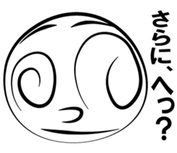 only face man sticker #13417712