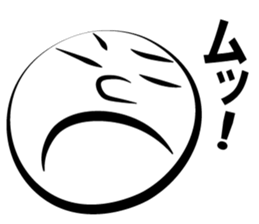 only face man sticker #13417715