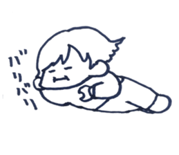 Always sleepy Myo sticker #13417731