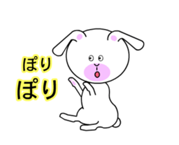 Daily life of cute rabbit no1. sticker #13418079