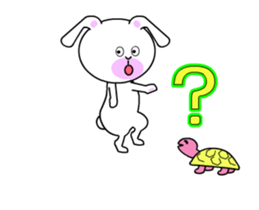 Daily life of cute rabbit no1. sticker #13418082