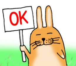 Rabbit copy-chan sticker #13418221