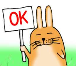 Rabbit copy-chan sticker #13418221