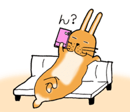 Rabbit copy-chan sticker #13418237