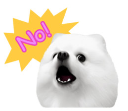 Power Pomeranian sticker #13419746