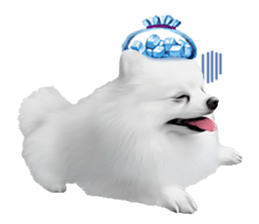 Power Pomeranian sticker #13419751